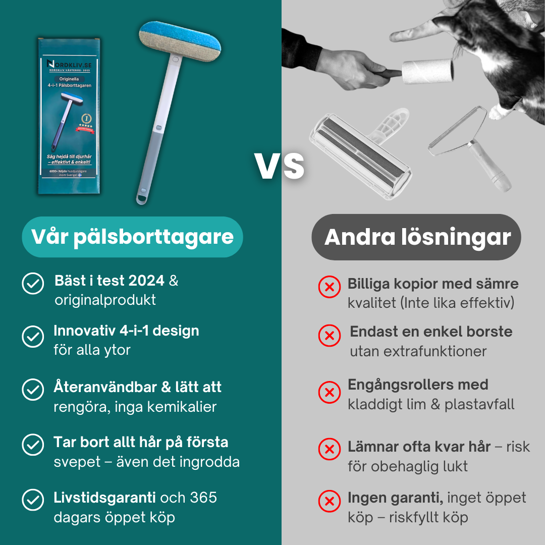 Nordkliv™ - Den originella multifunktionella pälsborttagaren