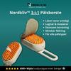 Nordkliv™ – Ångande, masserande & tovlösande 3 - i - 1 pälsborste - Nordkliv.se